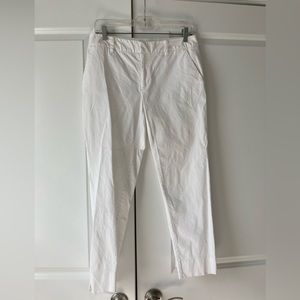 Daisy Fuentes white cropped pants